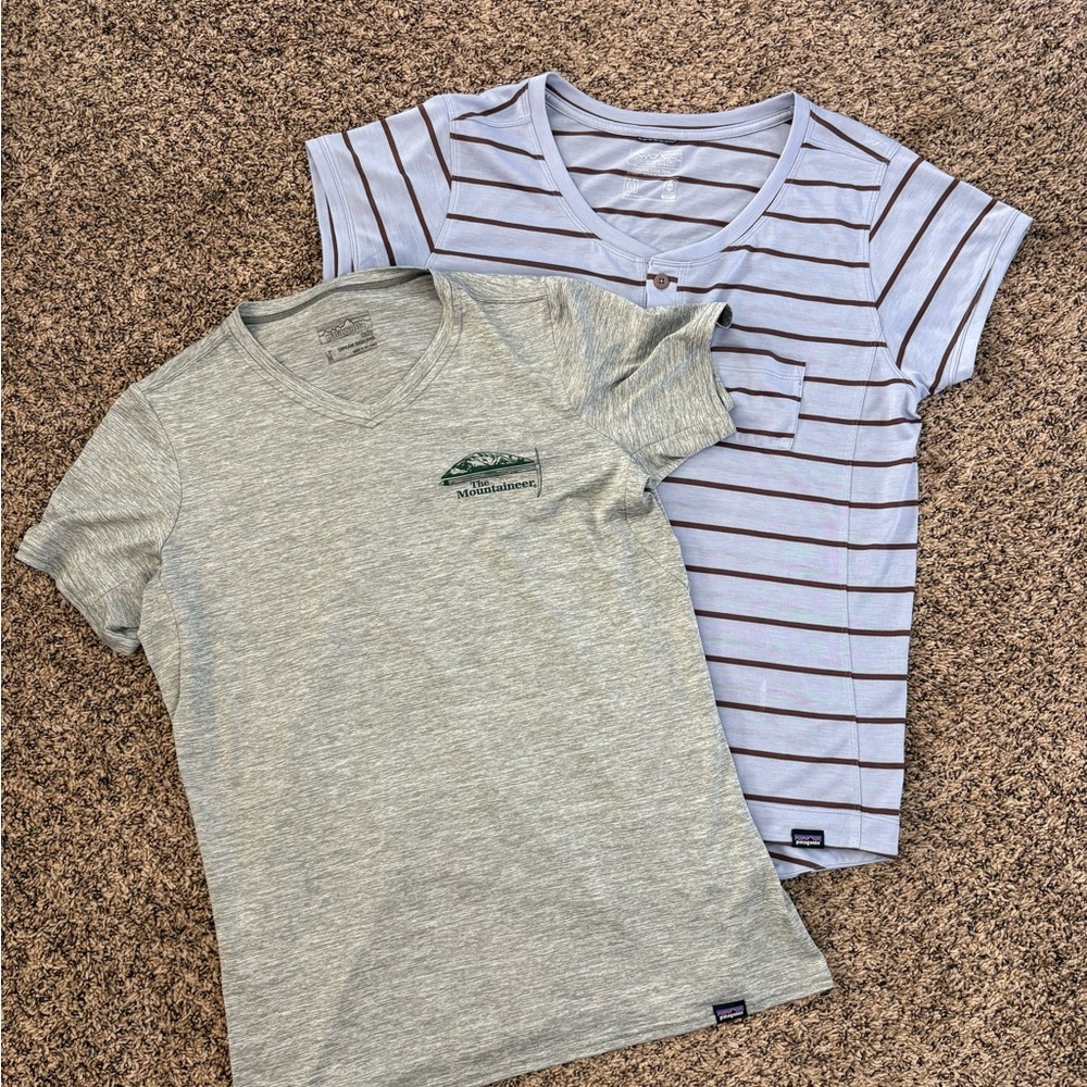 Patagonia Tees lot of 2. Women’s medium. Like new